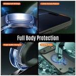 Guardify Frosted Magsafe Backcover Case met Camera Bescherming iPhone Air Groen - 4