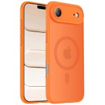 Guardify Frosted Magsafe Backcover Case met Camera Bescherming iPhone Air Oranje