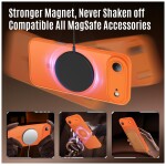 Guardify Frosted Magsafe Backcover Case met Camera Bescherming iPhone Air Oranje - 2
