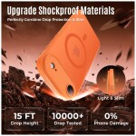 Guardify Frosted Magsafe Backcover Case met Camera Bescherming iPhone Air Oranje - 3