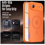 Guardify Frosted Magsafe Backcover Case met Camera Bescherming iPhone Air Oranje - 5