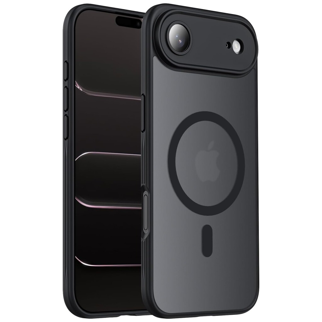 Guardify Frosted Magsafe Backcover Case met Camera Bescherming iPhone Air Zwart