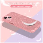 Guardify Glitter Hardcase iPhone 15  Plus Roze - 1