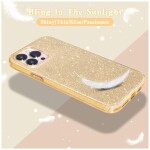 Guardify Glitter Hardcase iPhone 15 Pro Goud - 1
