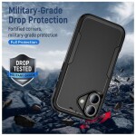 Guardify Rugged Armor Backcover iPhone 16 Zwart - 1