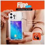 Guardify Softcase Backcover met Pasjeshouder iPhone 16 Pro Max Transparant - 8