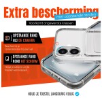 Guardify Softcase Backcover met Pasjeshouder iPhone 16 Transparant - 3