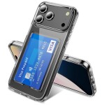 Guardify Softcase Backcover met Pasjeshouder iPhone 17 Pro Transparant - 1