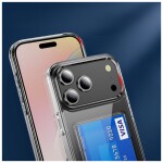 Guardify Softcase Backcover met Pasjeshouder iPhone 17 Pro Transparant - 2