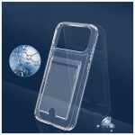 Guardify Softcase Backcover met Pasjeshouder iPhone 17 Pro Transparant - 3