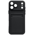 Guardify Softcase Backcover met Pasjeshouder iPhone 17 Pro Zwart - 1