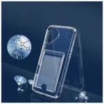 Guardify Softcase Backcover met Pasjeshouder iPhone 17 Transparant - 2
