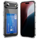 Guardify Softcase Backcover met Pasjeshouder iPhone Air Transparant