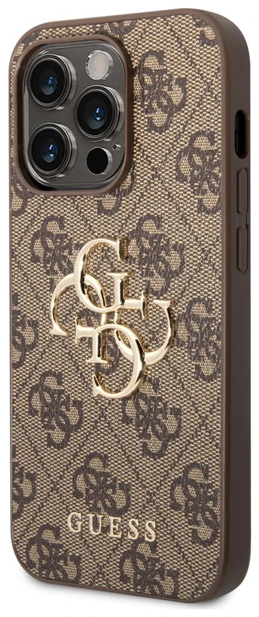 Guess 4G Monogram Backcover Case iPhone 15 Pro Max Bruin 3 Guess 4G Monogram Backcover Case iPhone 15 Pro Max Bruin