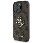 Guess 4G Monogram Backcover Case iPhone 16 Pro Max Bruin
