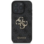 Guess 4G Monogram Backcover Case iPhone 16 Pro Max Zwart - 2