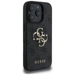 Guess 4G Monogram Backcover Case iPhone 16 Pro Max Zwart - 4