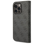 Guess 4G Monogram Bookcase iPhone 14 Pro Zwart - 5