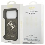 Guess 4G Monogram Backcover Case iPhone 17 Pro Bruin - 1
