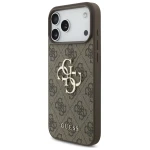 Guess 4G Monogram Backcover Case iPhone 17 Pro Max Bruin