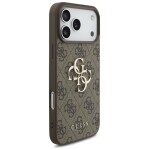 Guess 4G Monogram Backcover Case iPhone 17 Pro Max Bruin - 2