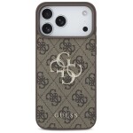 Guess 4G Monogram Backcover Case iPhone 17 Pro Max Bruin - 3
