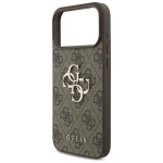 Guess 4G Monogram Backcover Case iPhone 17 Pro Max Bruin - 5