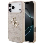 Guess 4G Monogram Backcover Case iPhone 17 Pro Max Roze - 3