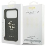 Guess 4G Monogram Backcover Case iPhone 17 Pro Zwart - 1