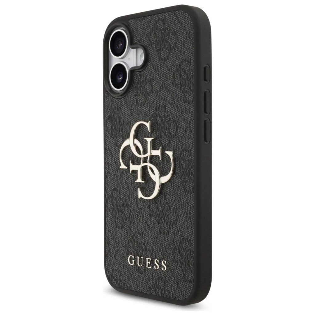 Guess 4G Monogram Backcover Case iPhone 17 Zwart