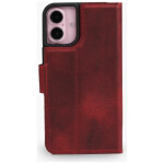 Omnium Echt Lederen Bookcase iPhone 17 Rood - 2