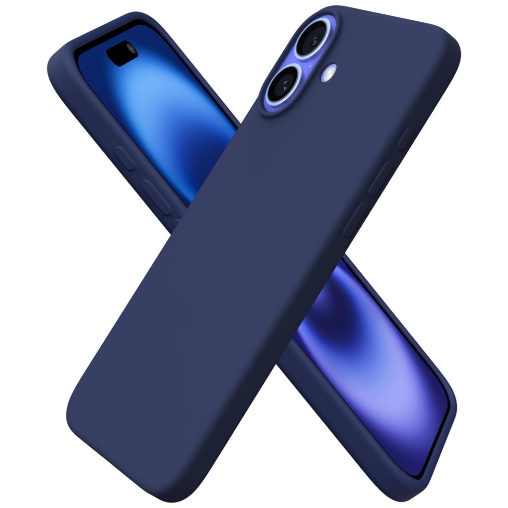 Guardify Color Siliconen Softcase Backcover iPhone 16 Donkerblauw