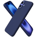 Guardify Color Siliconen Softcase Backcover iPhone 16 Donkerblauw