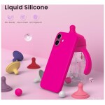 Guardify Color Siliconen Softcase Backcover iPhone 16 Fuchsia - 2