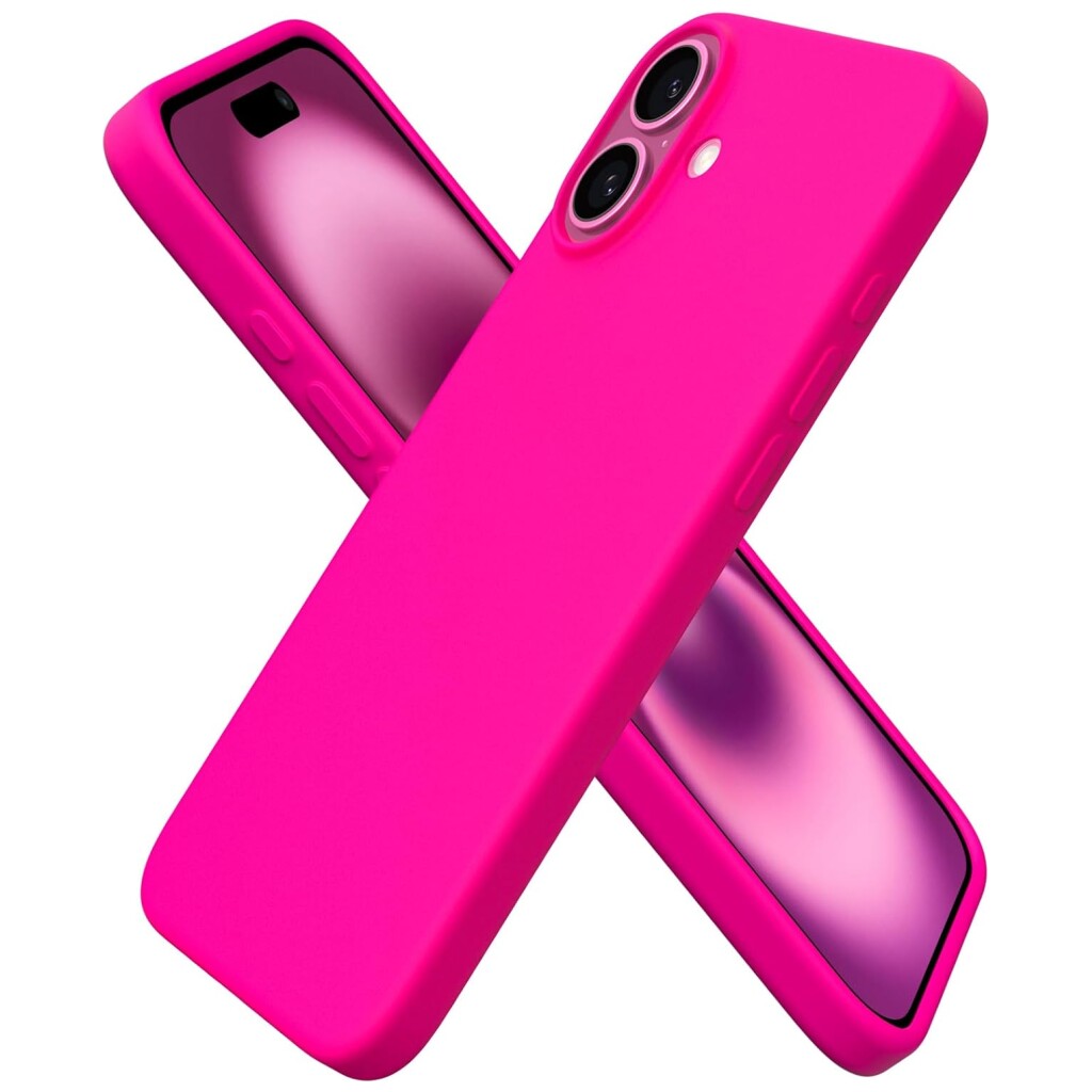 Guardify Color Siliconen Softcase Backcover iPhone 16 Fuchsia