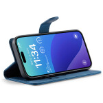 CaseMe 2-in-1 Magnetic Bookcase Magnetisch Uitneembaar Hoesje iPhone 16 Pro Donkerblauw - 5