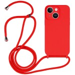 Guardify Color Backcover Hoesje met Koord iPhone 15 Plus Rood