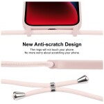 Guardify Color Backcover Hoesje met Koord iPhone 15 Plus Roze - 2