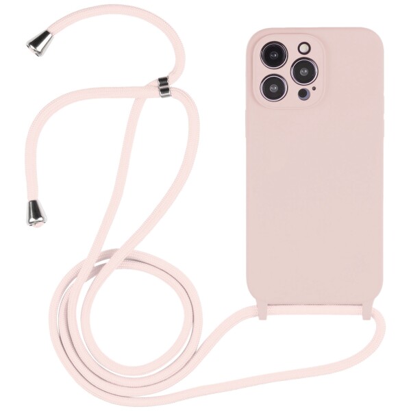 Guardify Color Backcover Hoesje met Koord iPhone 15 Pro Max Roze