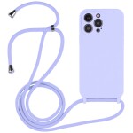 Guardify Color Backcover Hoesje met Koord iPhone 15 Pro Paars