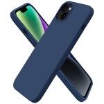 Guardify Siliconen Softcase Backcover iPhone 14 Plus Donkerblauw