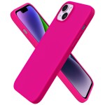Guardify Siliconen Softcase Backcover iPhone 14 Plus Fuchsia