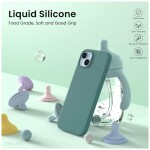 Guardify Siliconen Softcase Backcover iPhone 14 Plus Groen - 1