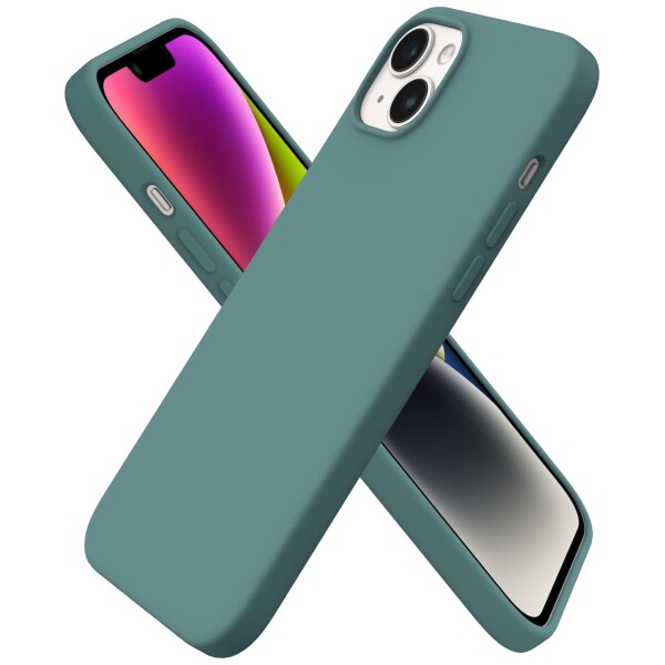 Guardify Siliconen Softcase Backcover iPhone 14 Plus Groen