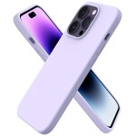 Guardify Siliconen Softcase Backcover iPhone 14 Pro Lila Paars