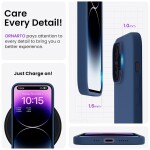 Guardify Siliconen Softcase Backcover iPhone 14 Pro Max Donkerblauw - 1