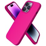 Guardify Siliconen Softcase Backcover iPhone 14 Pro Max Fuchsia