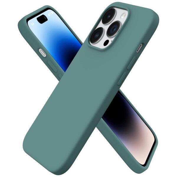 Guardify Siliconen Softcase Backcover iPhone 14 Pro Max Groen