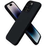 Guardify Siliconen Softcase Backcover iPhone 14 Pro Max Zwart