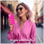 Guardify Siliconen Softcase Backcover iPhone 15 Fuchsia - 2